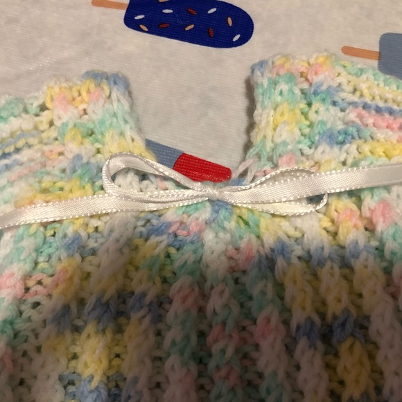 Hand knit 2 piece sweater set - Picture 5 of 10